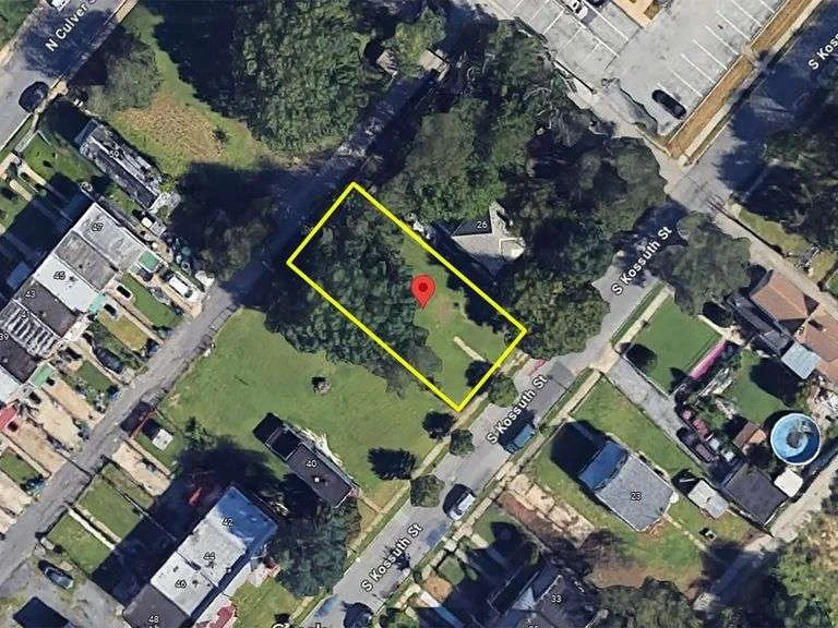Google Maps satellite image of Sankofa farm plot