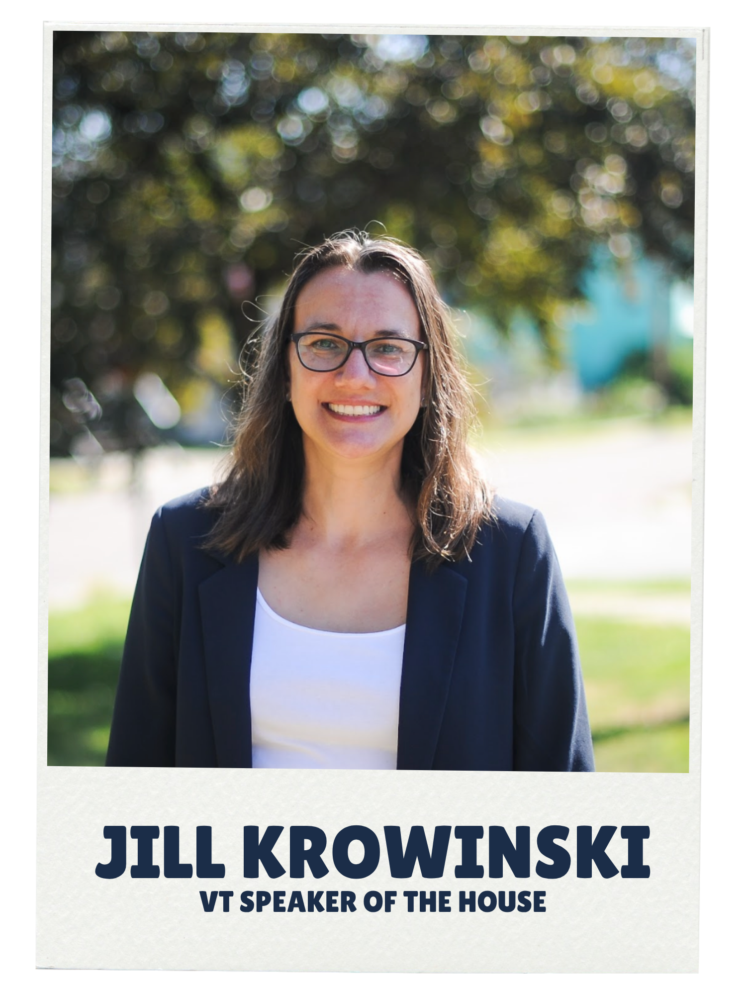 VT Speaker of the House Jill Krowinski