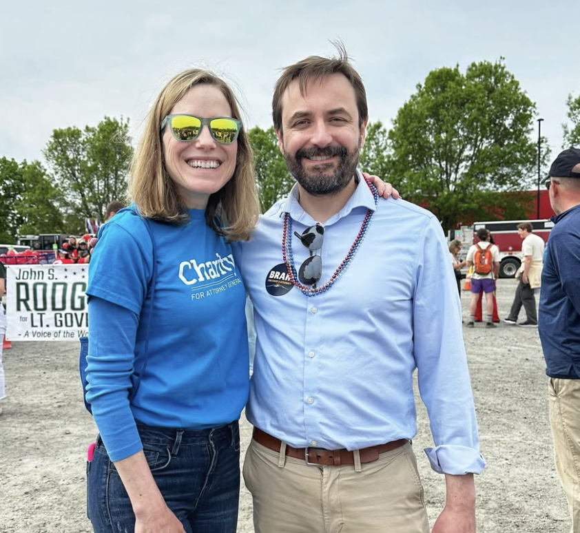 Picture of Attorney General Charity Clark with Bram Kranichfeld