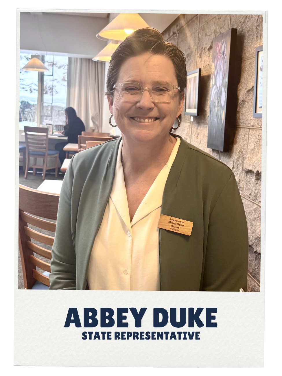 State Representative Abbey Duke