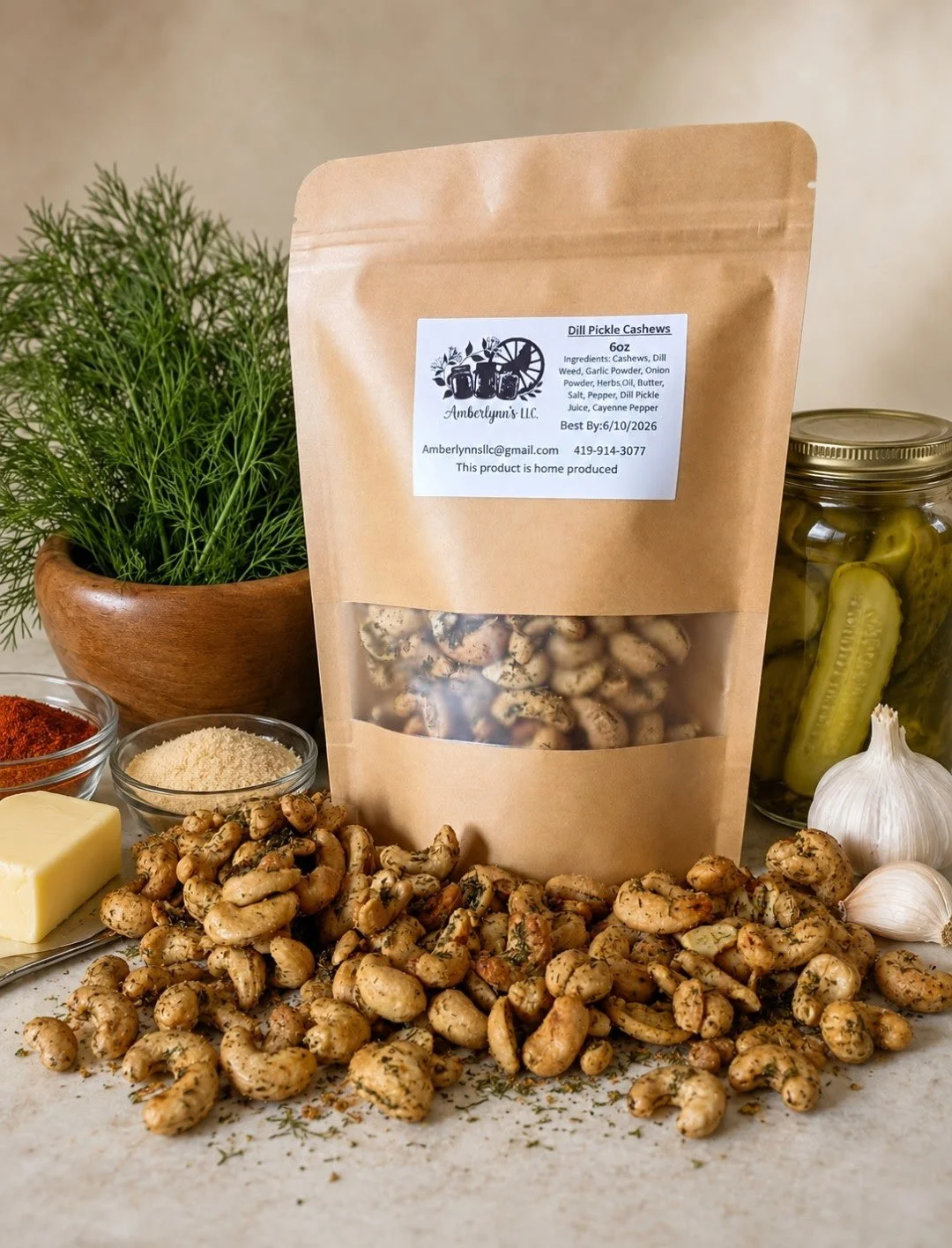 6 Oz. Dill Pickle Cashews