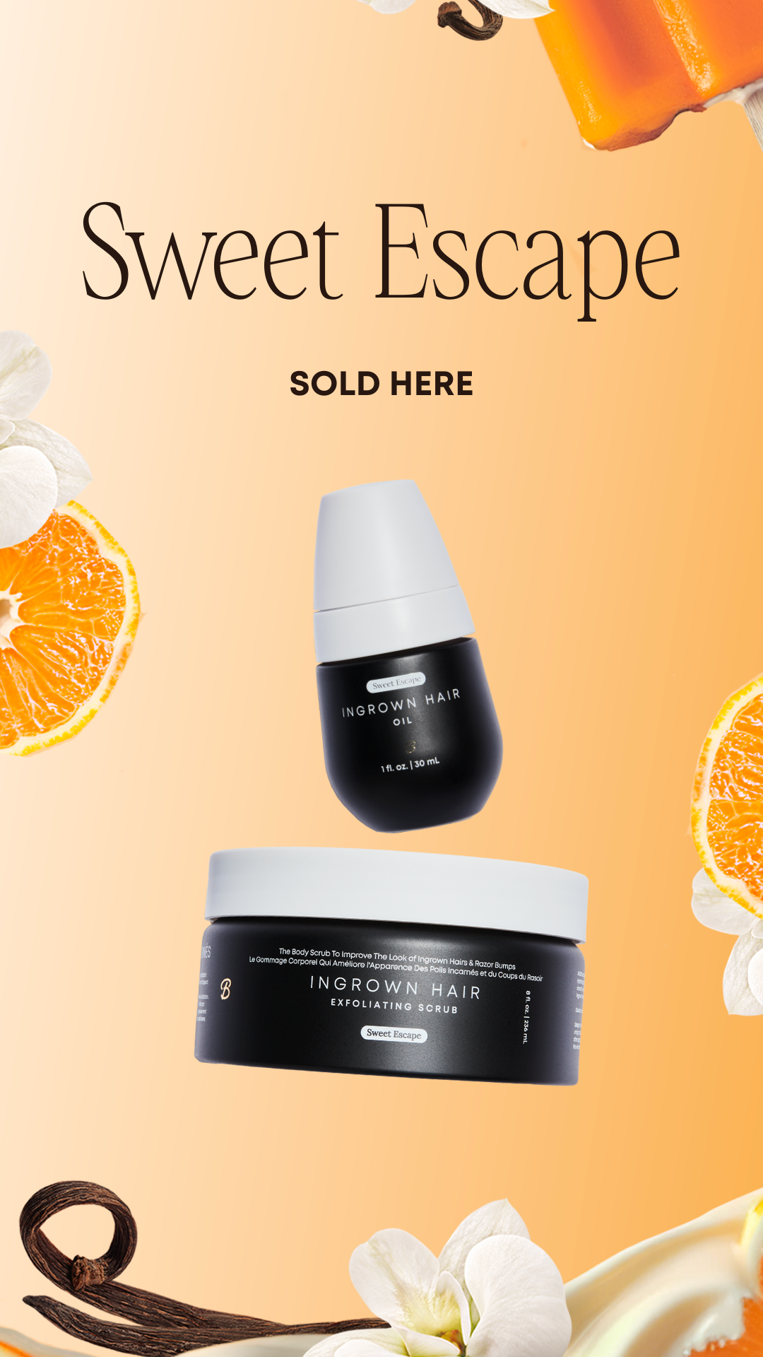 Bushbalm Sweet Escape Ingrown Hair Oil Travel Size