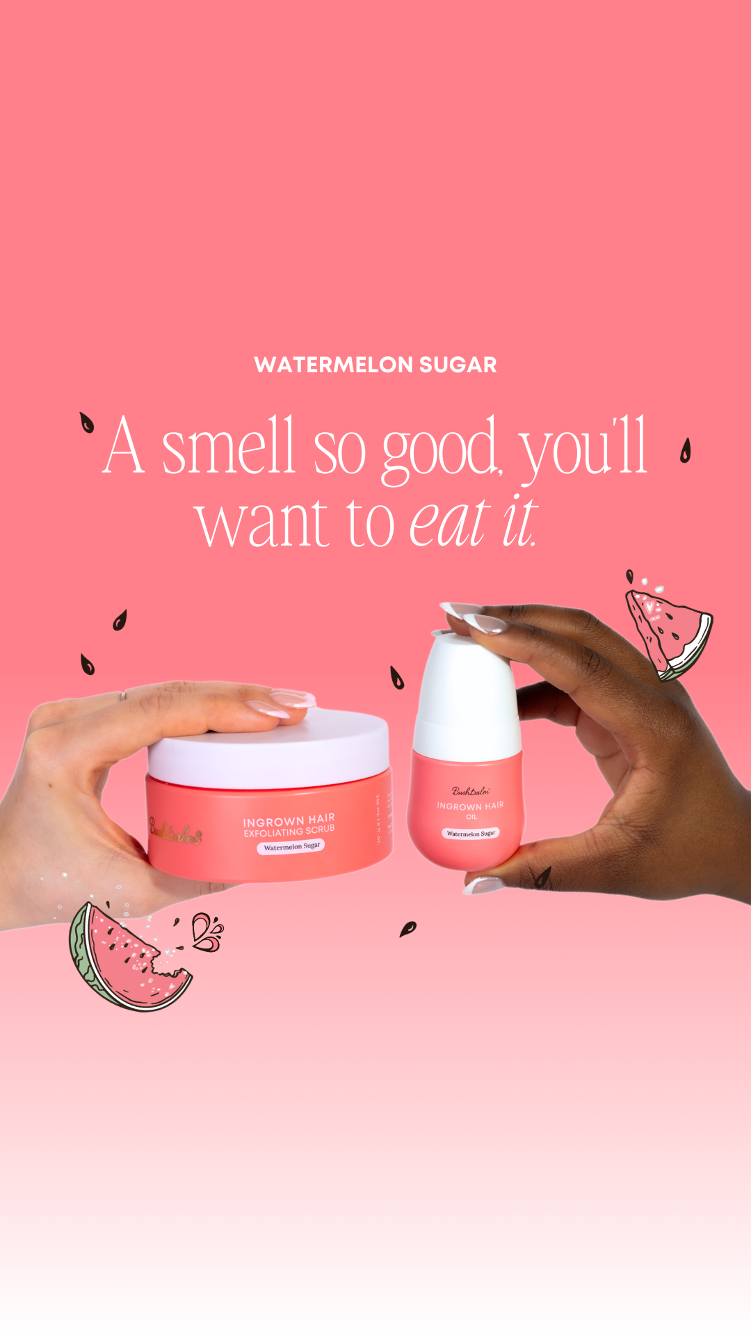 Bushbalm Watermelon Ingrown Hair Oil