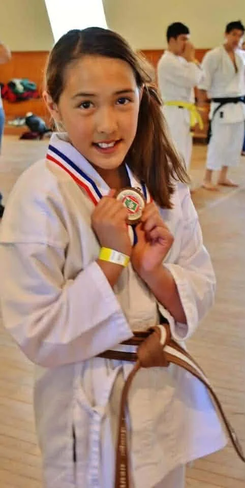 Sensei Danh daughter Bethany winning gold !
