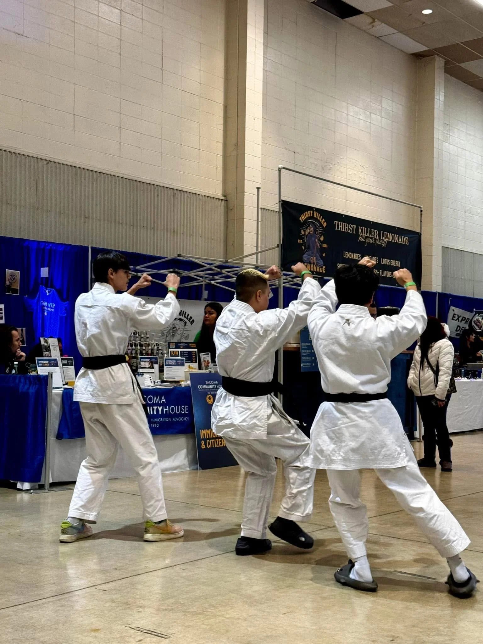 Sensei Ty
 shows two Gojuryu Sensei Isshinryu Kata (form)