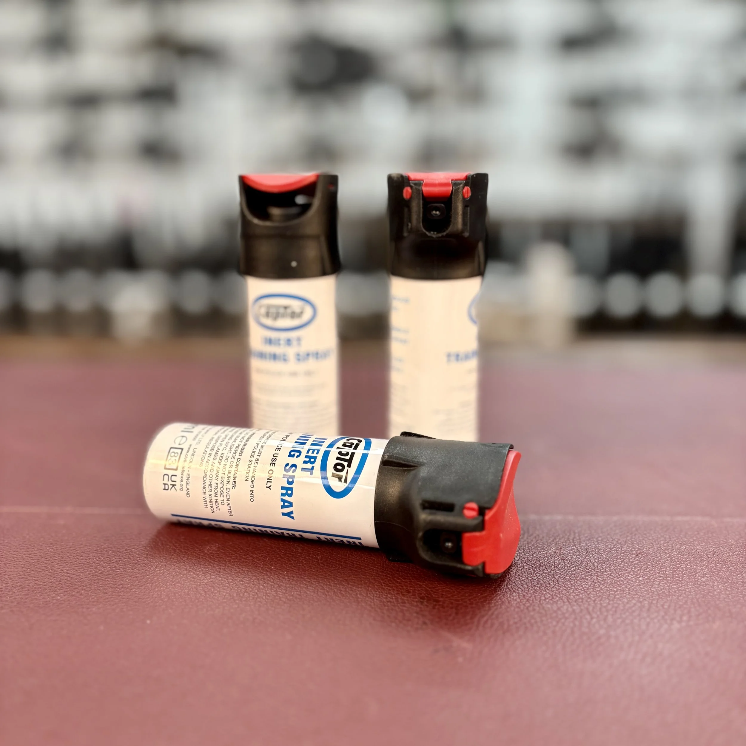Pepper Spray White (Inert Water Filled)