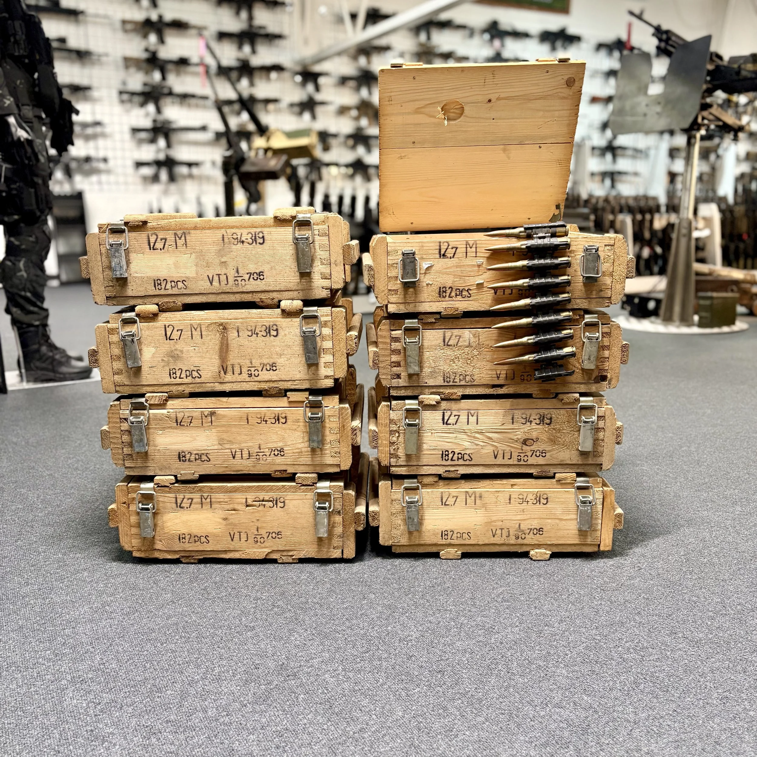 Russian Wooden Ammo Crate