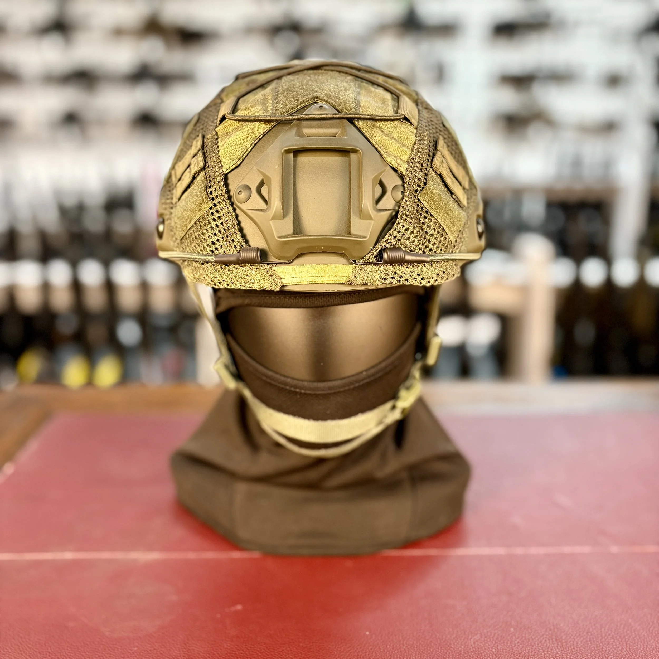 Fast Helmet with Cover (Green)