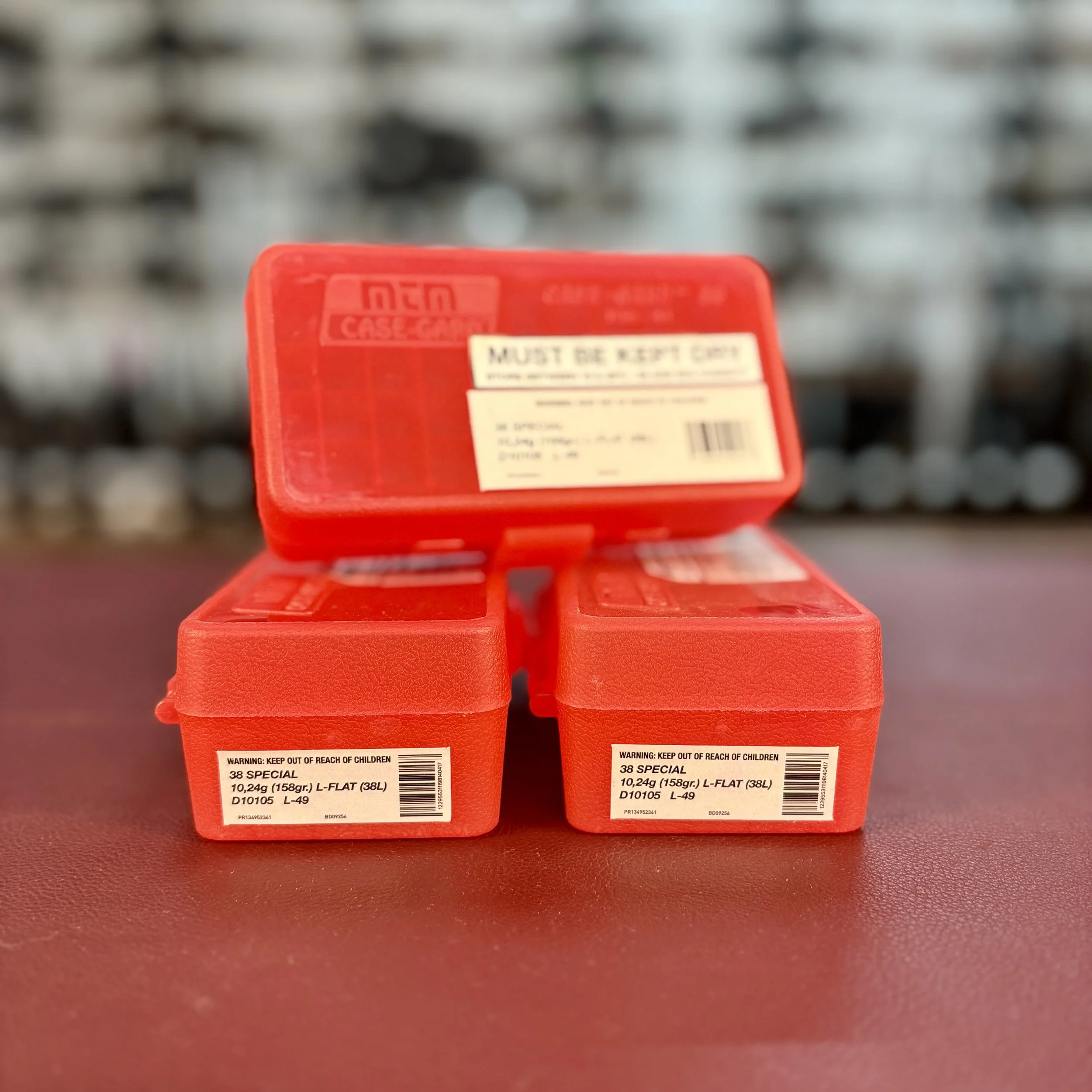 Small Plastic Ammo Box (Red)