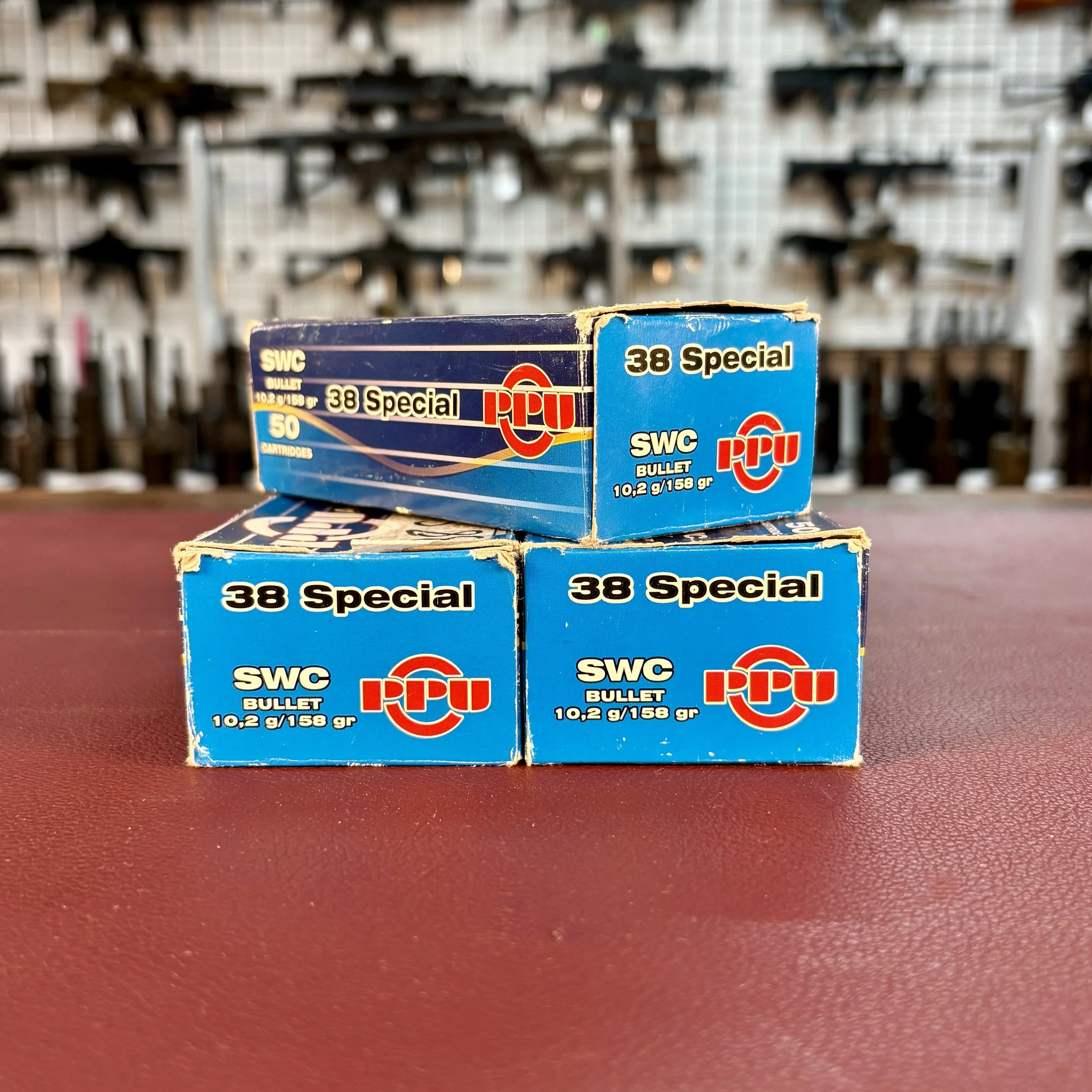 .38 Cardboard Ammo Box (Blue)