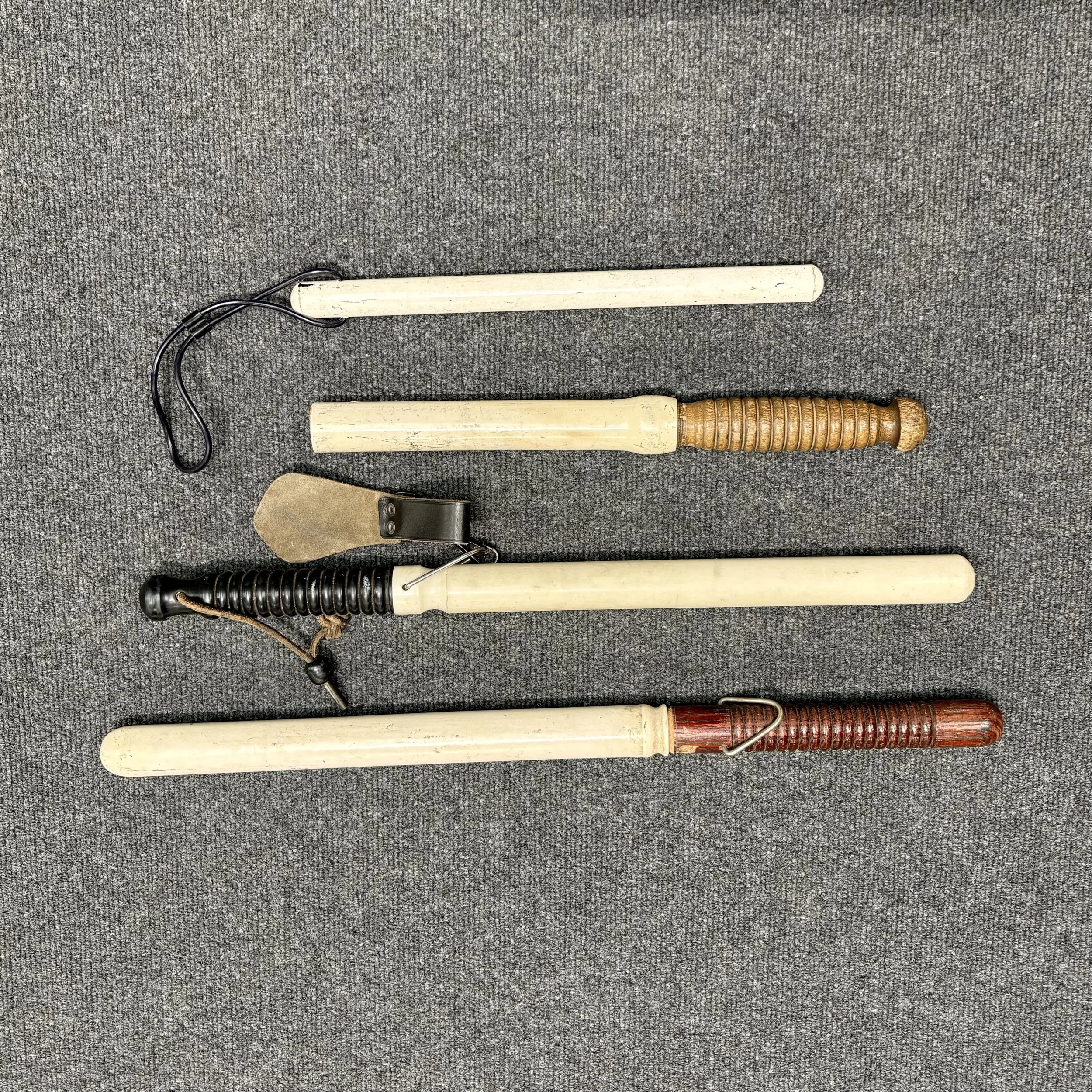 Selection of White Wooden Battons