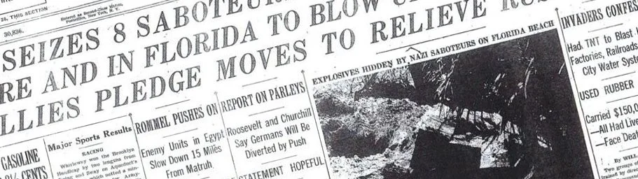 Beach Blanket Bingo: German Saboteurs Wash Ashore