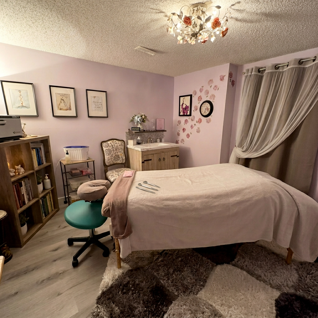 a massage room