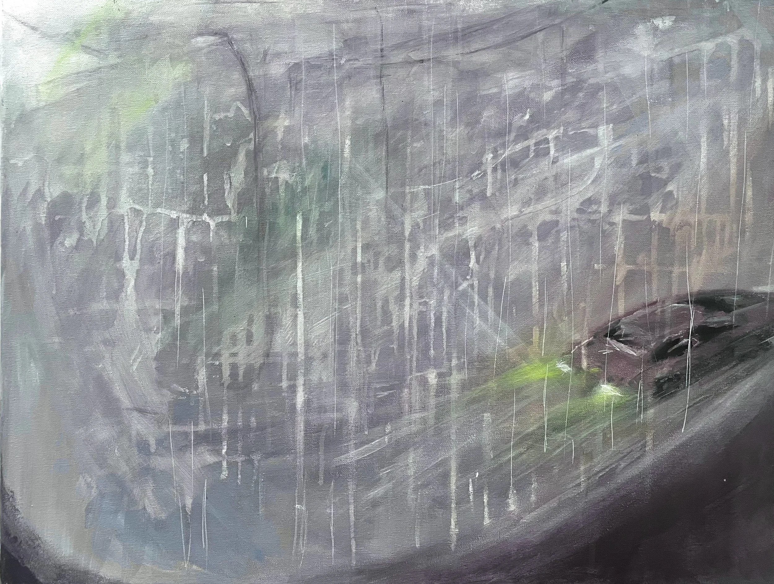 "Sehnsucht" Acrylic on Canvas, 24x18, 2025. 