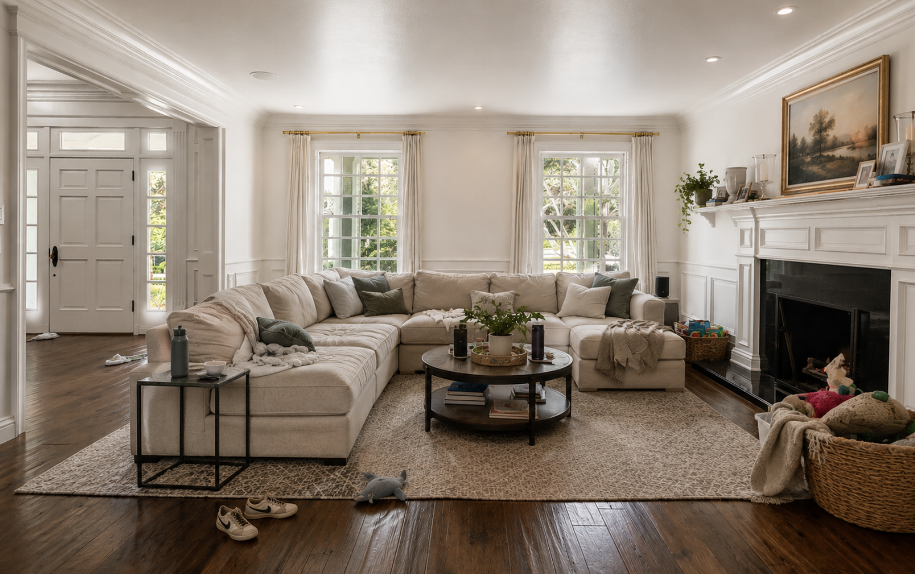 Occupied Home Before Staging