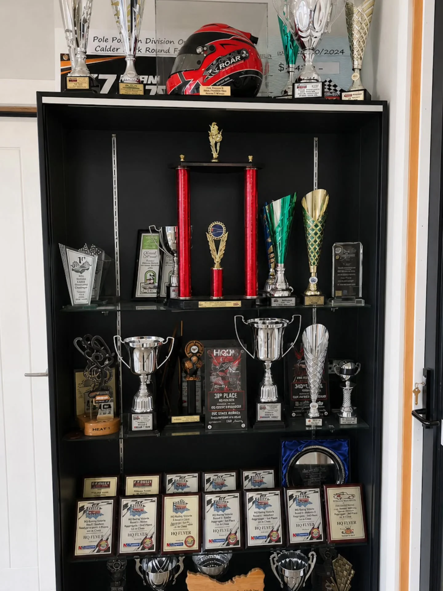 This isn&rsquo;t luck.
This is years of experience under the bonnet . 🏁
Ryan doesn&rsquo;t just sell cars.
He races them, builds them, and understands them inside out.
Every trophy in that cabinet tells a story. 

That&rsquo;s the difference at Gara