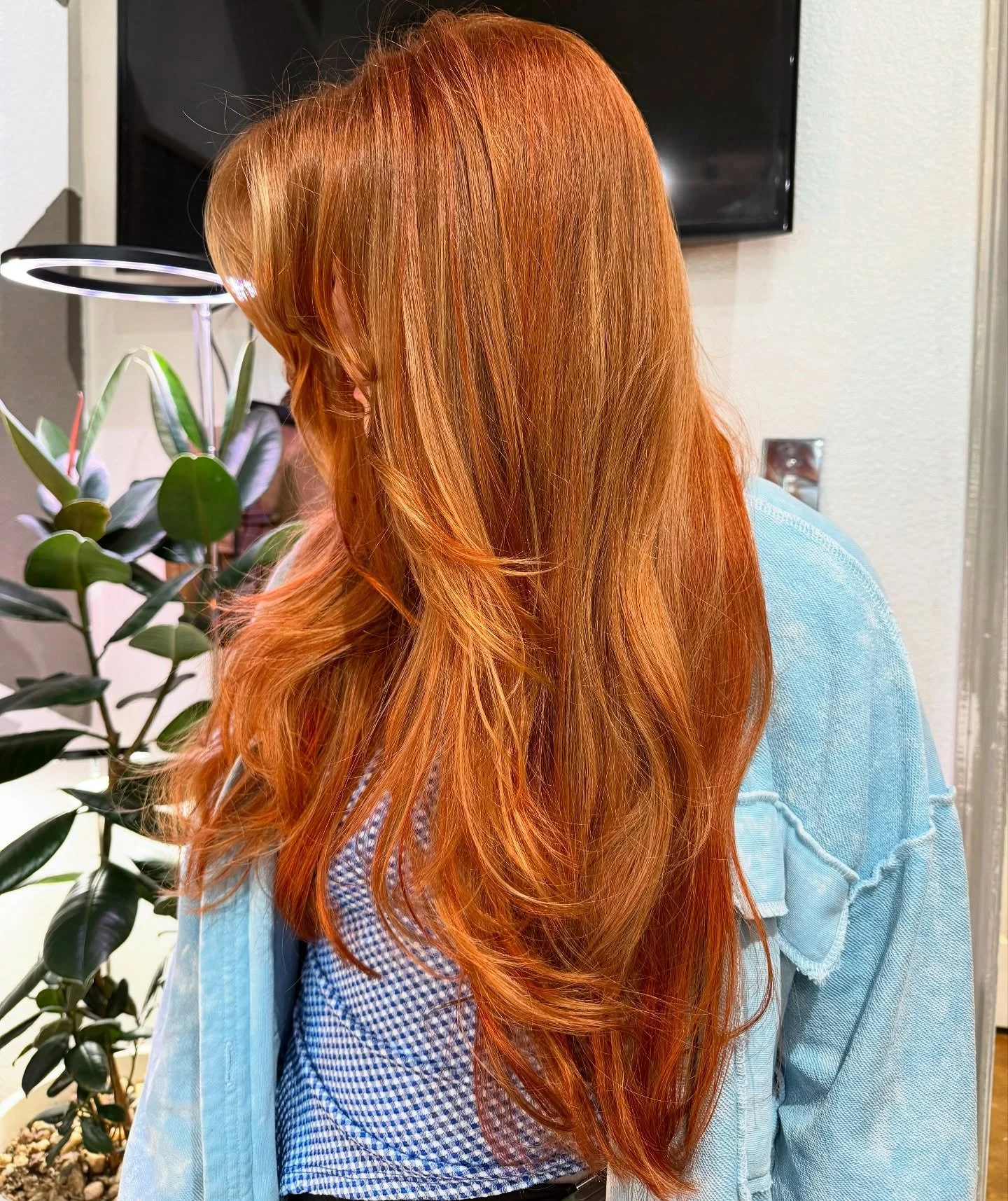 When your hair color says &lsquo;autumn goddess&rsquo; all year round 🍁