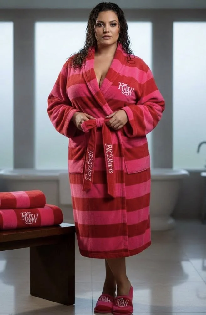 Full Set w/Slippers and Towels (Pink Line Winter 2026 - Strawberry Peppermint)