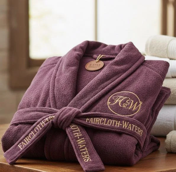 FairWater Robes (Red Line Winter 2026 - OG Grand Cranberry Robe with Gold Font)