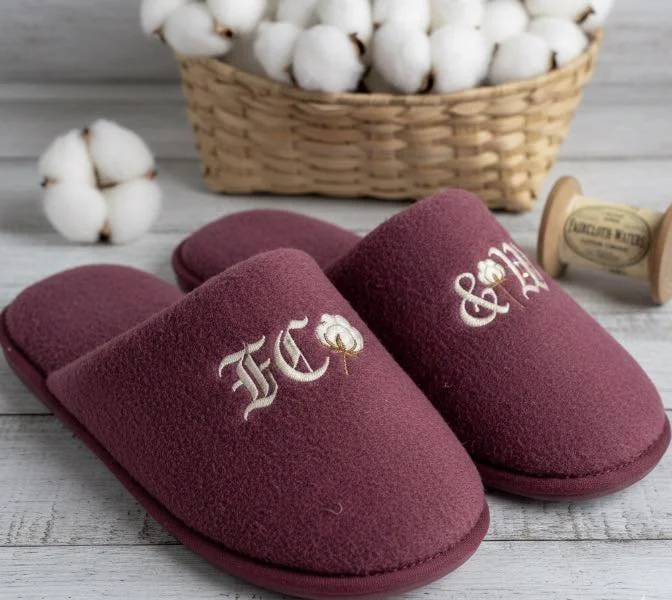 FairWater Slippers (Red Line Winter 2026 - Cranberry OGs with Gold Font)