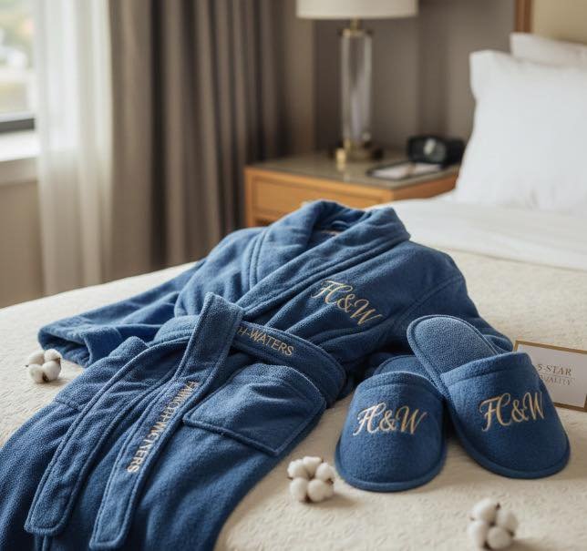 Full Set w/Slippers and Towels (BlueJay Collection Spring 2026 - Alpha Prime - with Gold Font)