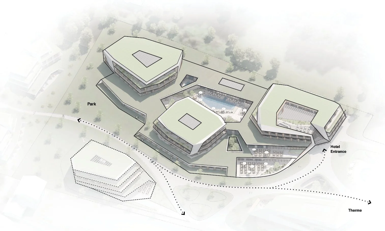 GIS-Drone photogrammetry Thermenresort am Klopeiner See.