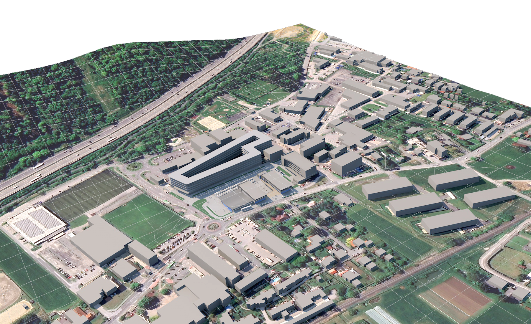 GIS-Drone photogrammetry mapping,  