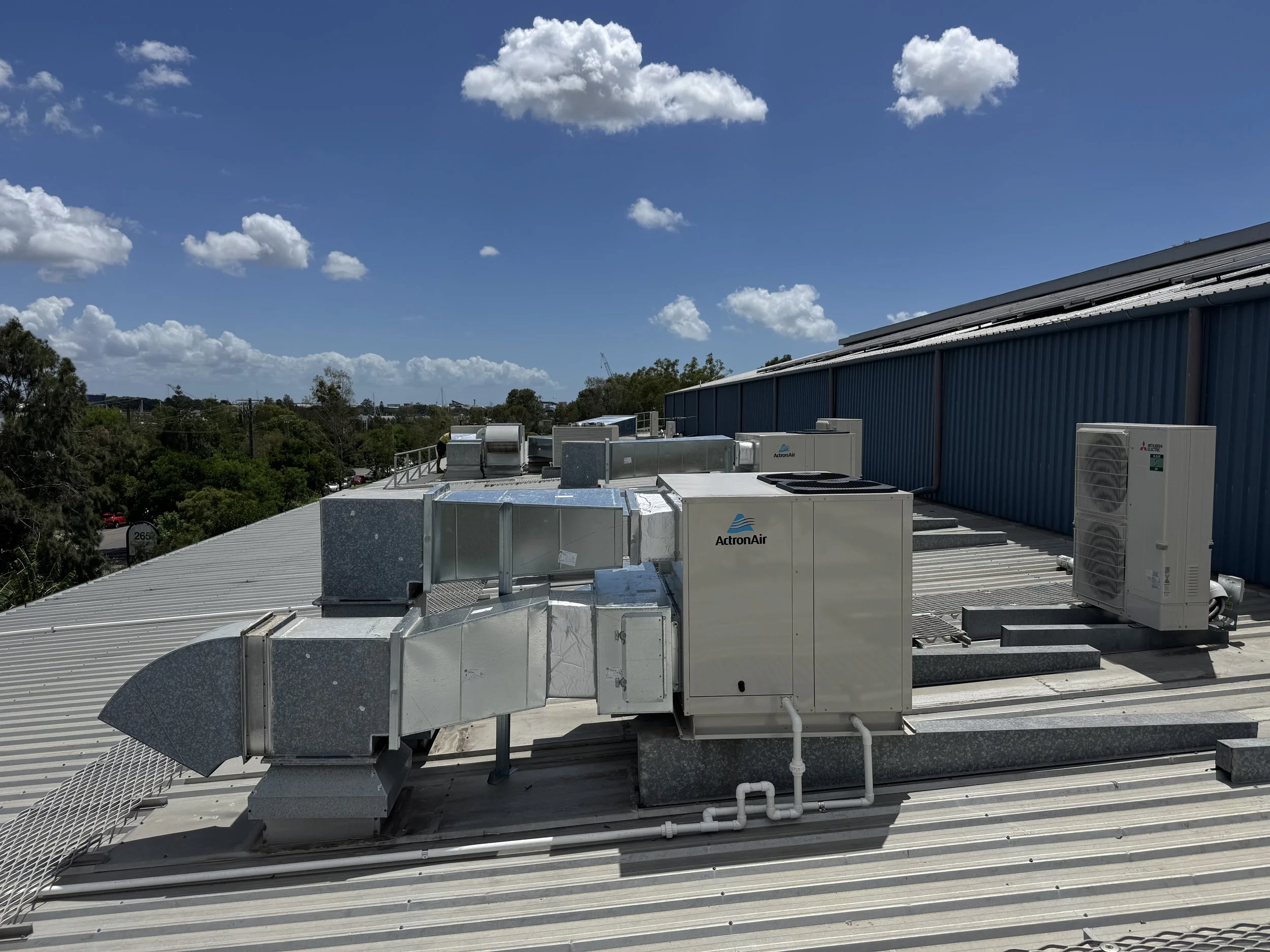 6 Package units installed.