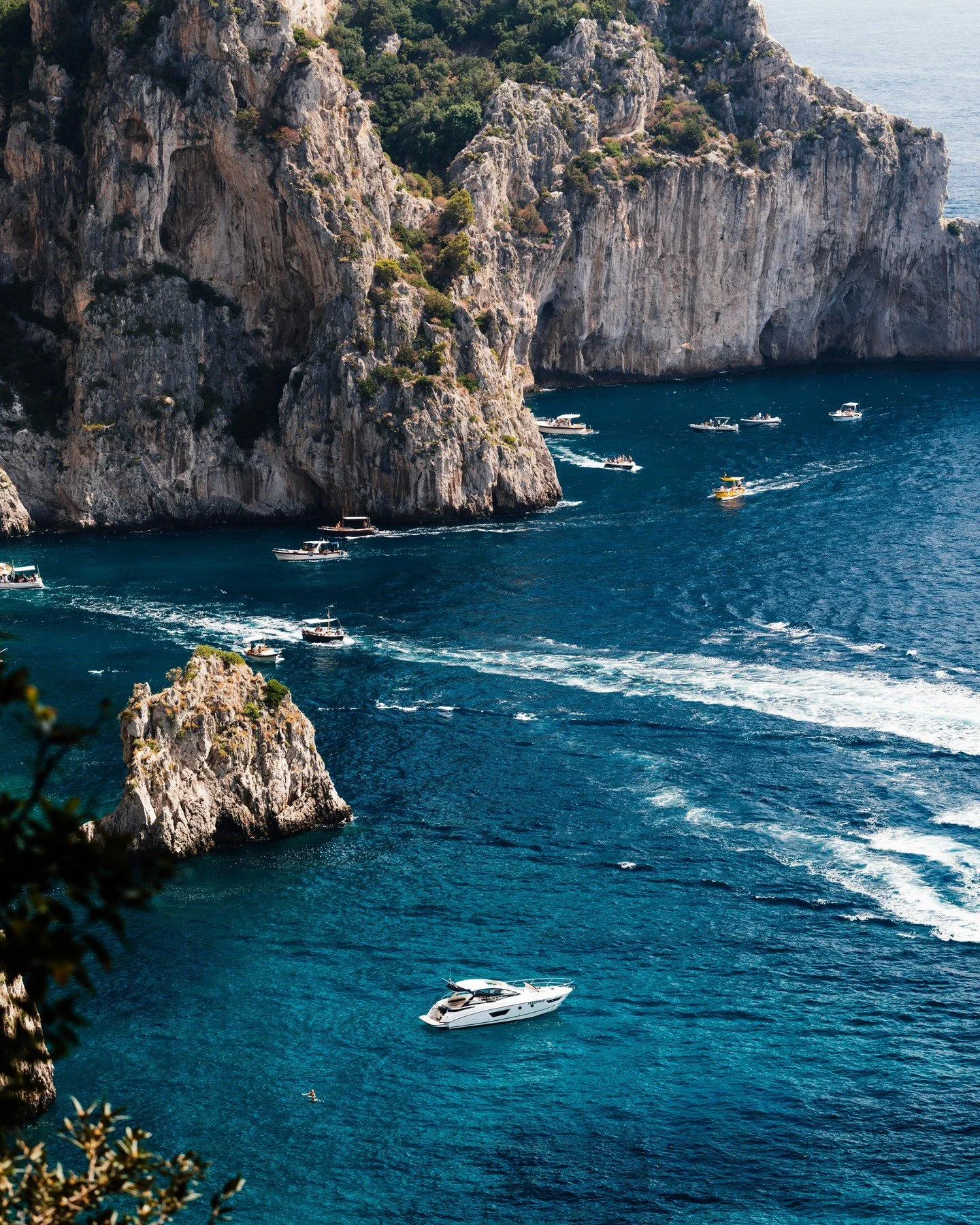 The true scale and beauty of Capri can only be fully appreciated from the water. Whether you are dropping anchor near the towering cliffs or securing a sunbed at a hidden cove, the Mediterranean is always best experienced by sea. Save this for your u