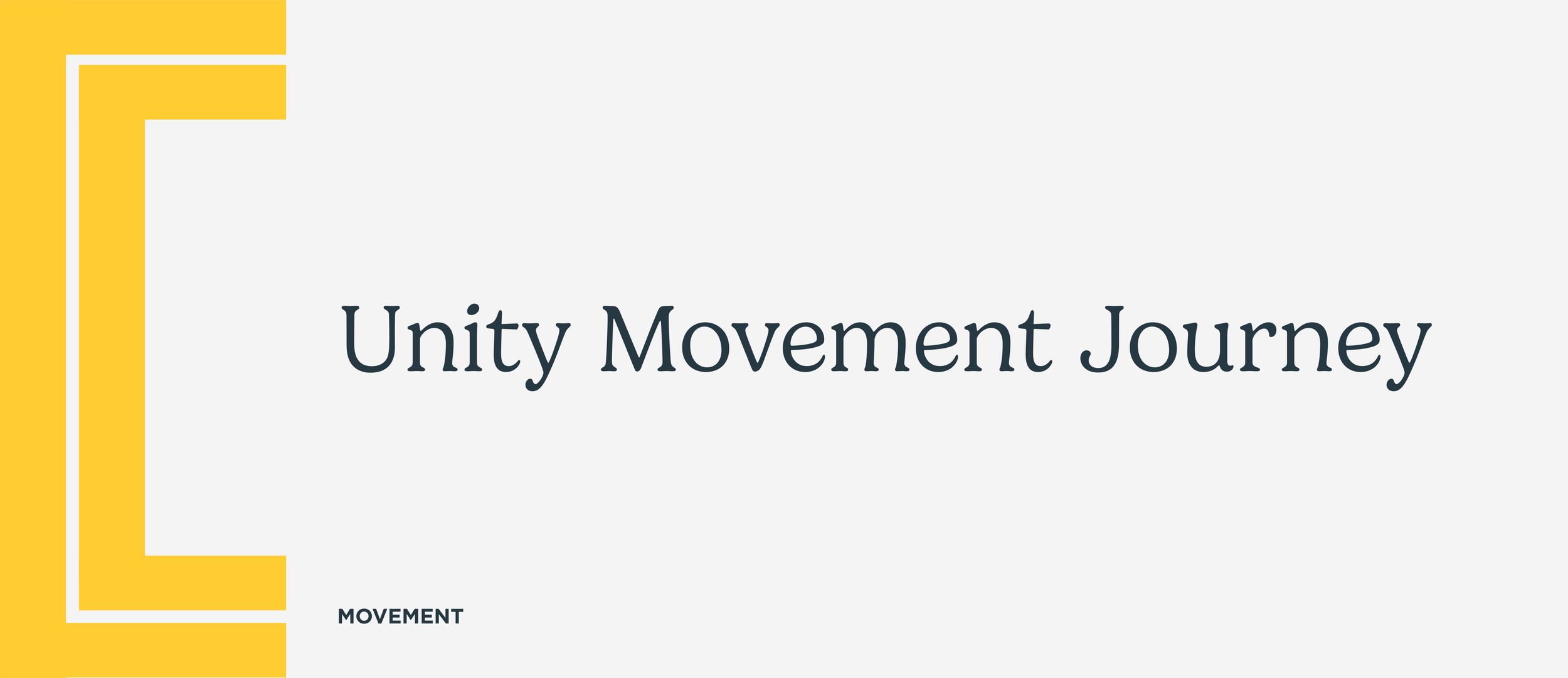 Unity Movement Journey