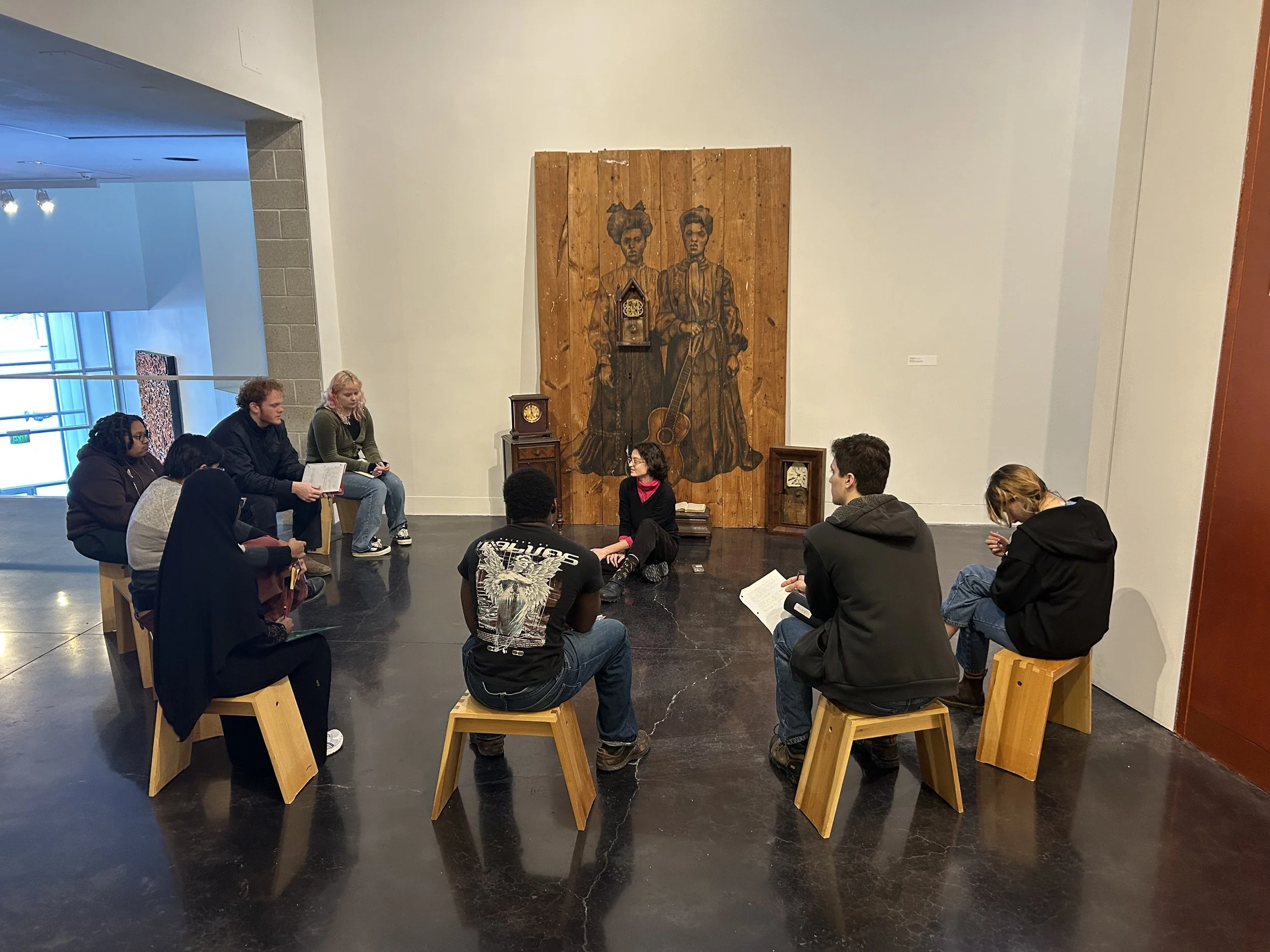 Visual analysis with Skidmore College students, 2026.