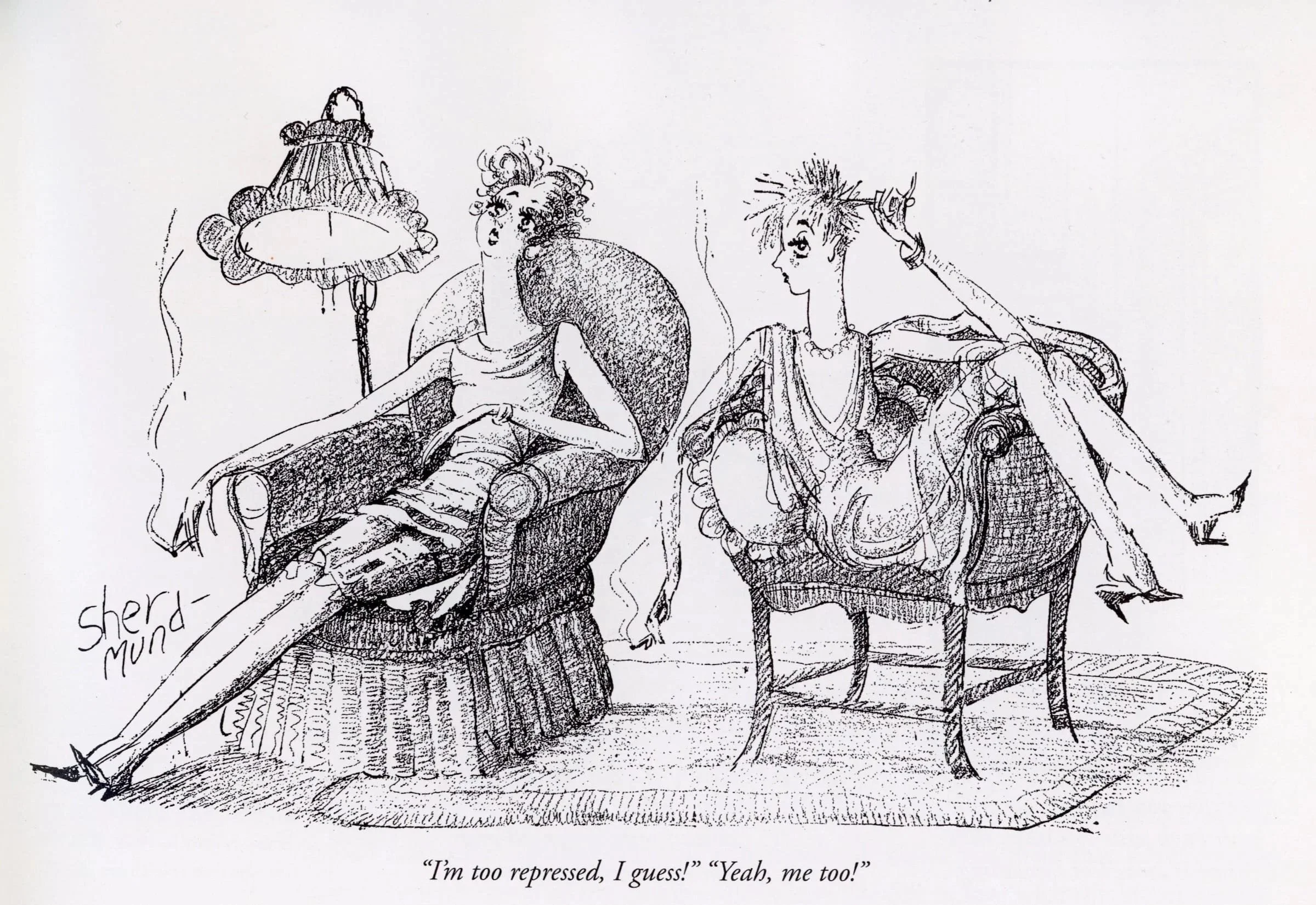 Barbara Shermund's New Yorker Cartoons, Hyperallergic, 2025.