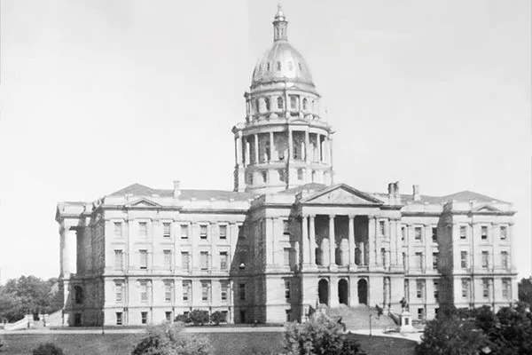 The Colorado State Capitol circa 1910.