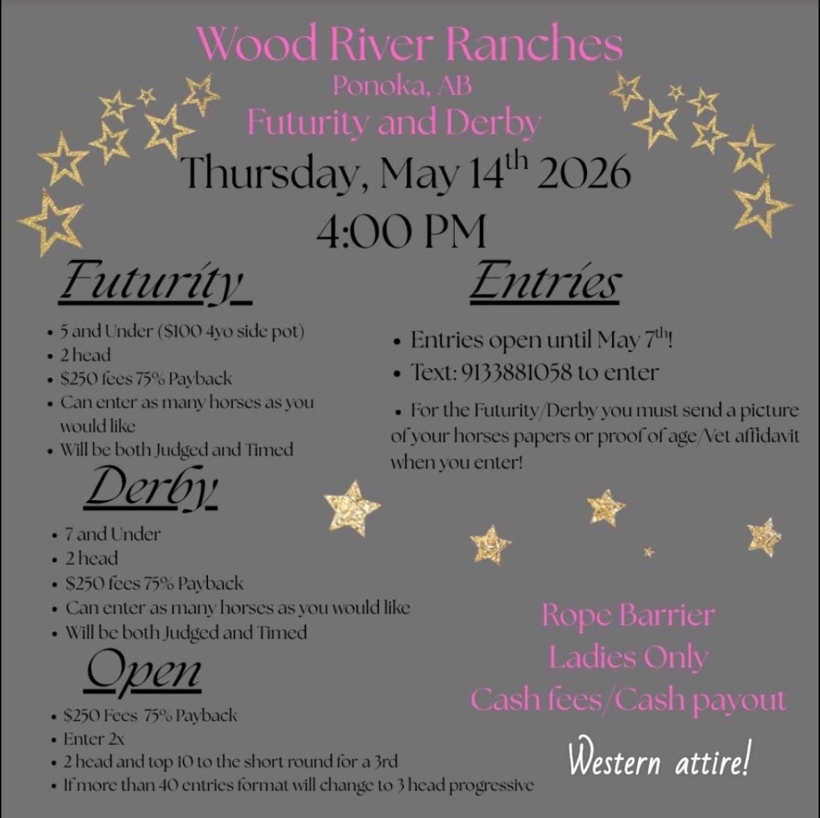 Wood River Ranches Futurity & Derby 
