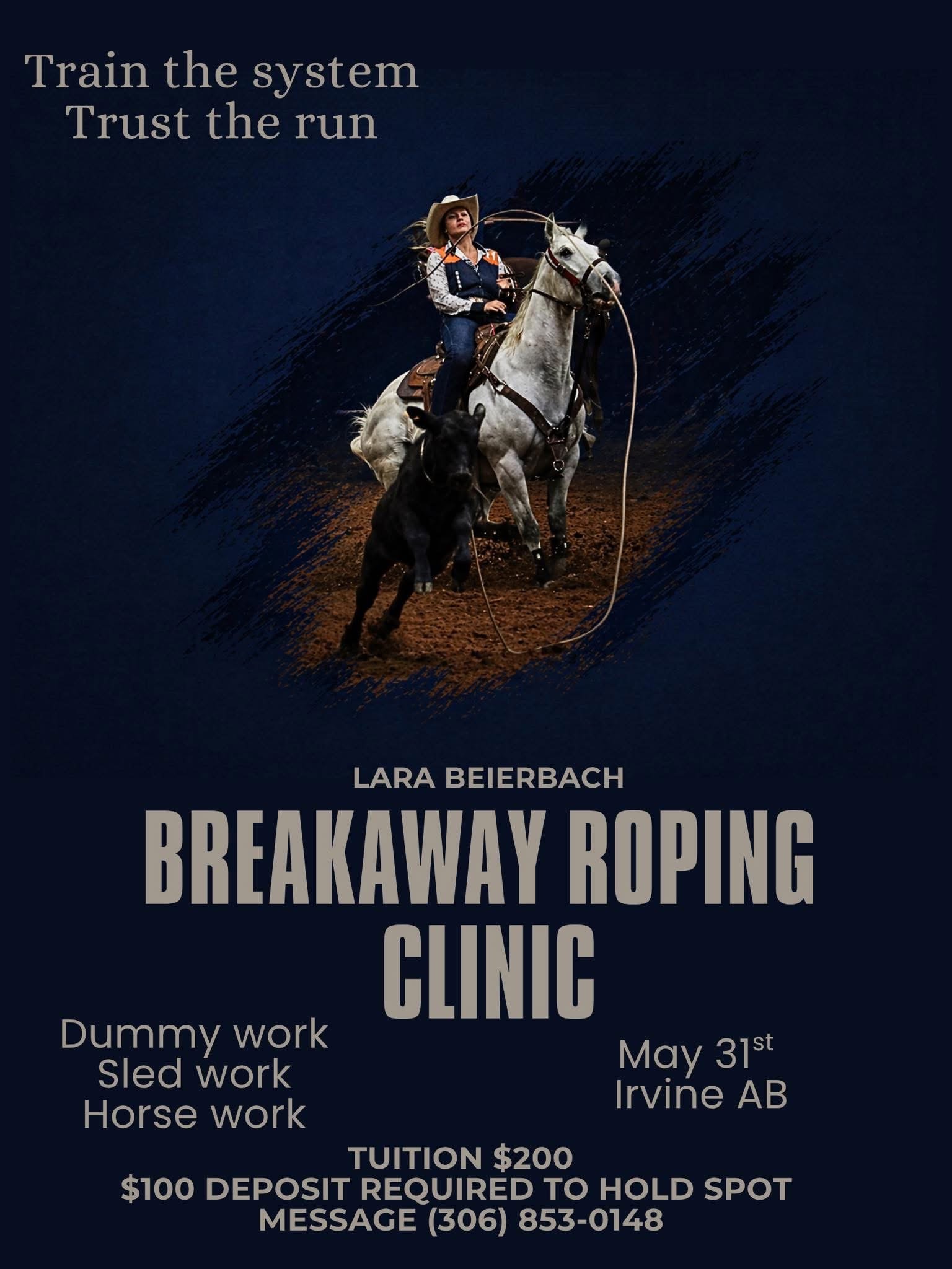 Lara Bierbach Breakaway Roping Clinic