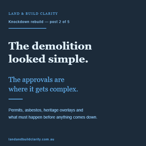 Demolition: What Needs to Happen Before Anything Comes Down