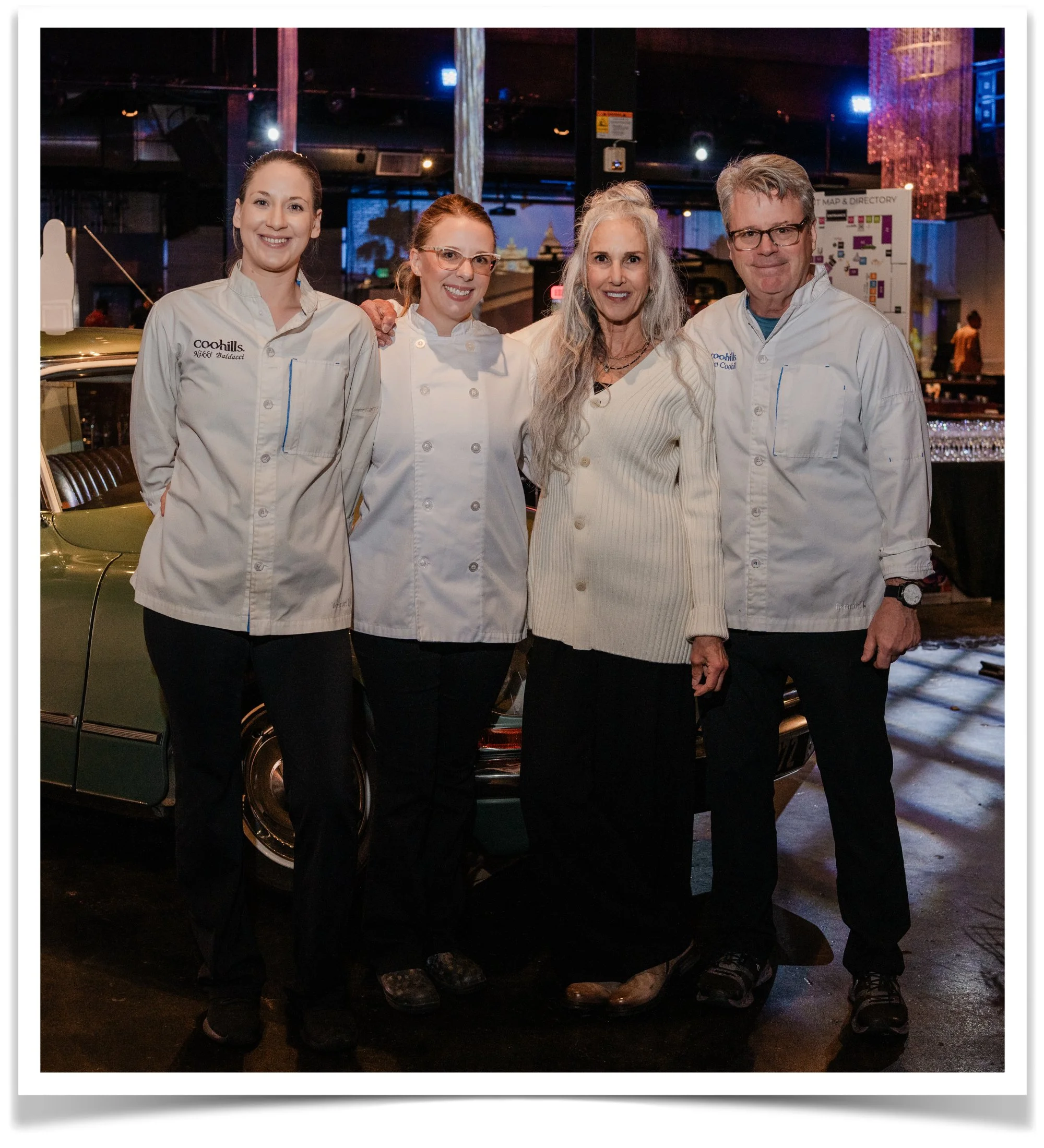 Two pastry chefs, Diane Coohill & Chef Tom Coohill as pictured at the French Alliance food & wine expo