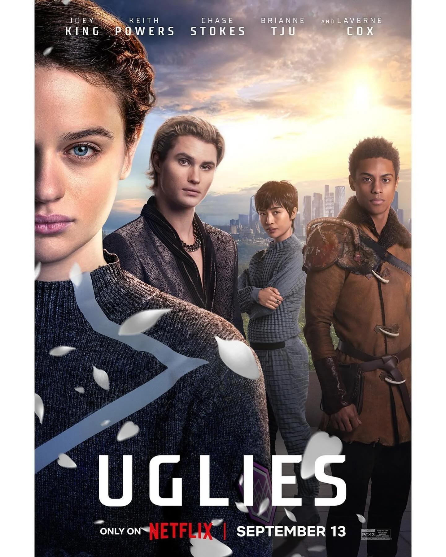 Excited to share the newest design for the @netflix movie UGLIES 🤗 This campaign felt like such a fun throwback to the days when YA novels ruled the movie industry. I had such a good time working on this one and I hope it shows. Shoutout to my partn