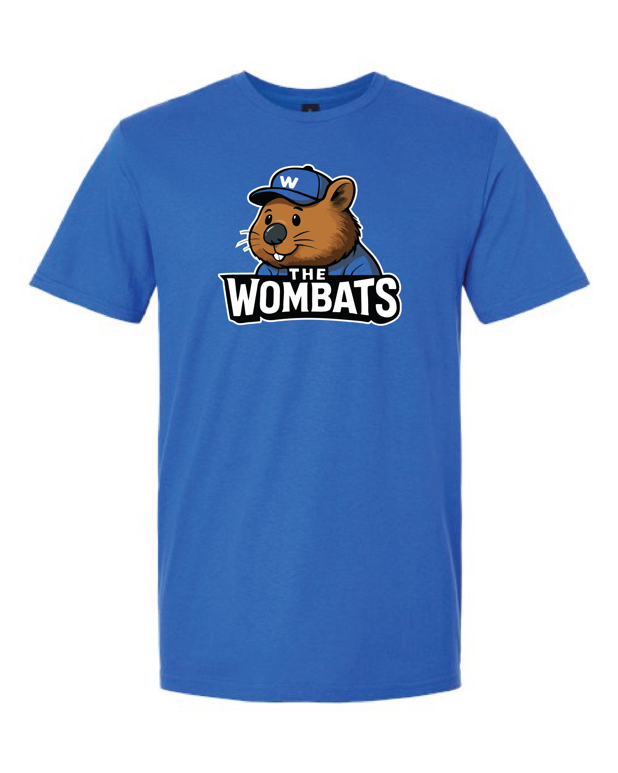 westmont wombats adult tshirt - Royal Blue.png