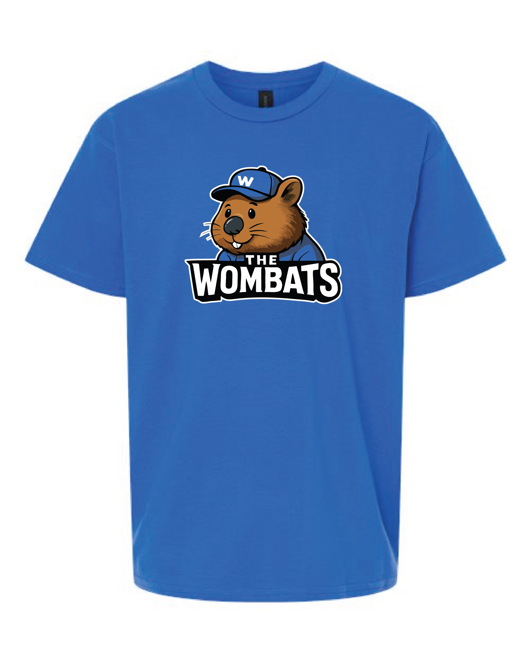 westmont wombats Youth tshirt - Royal Blue.png