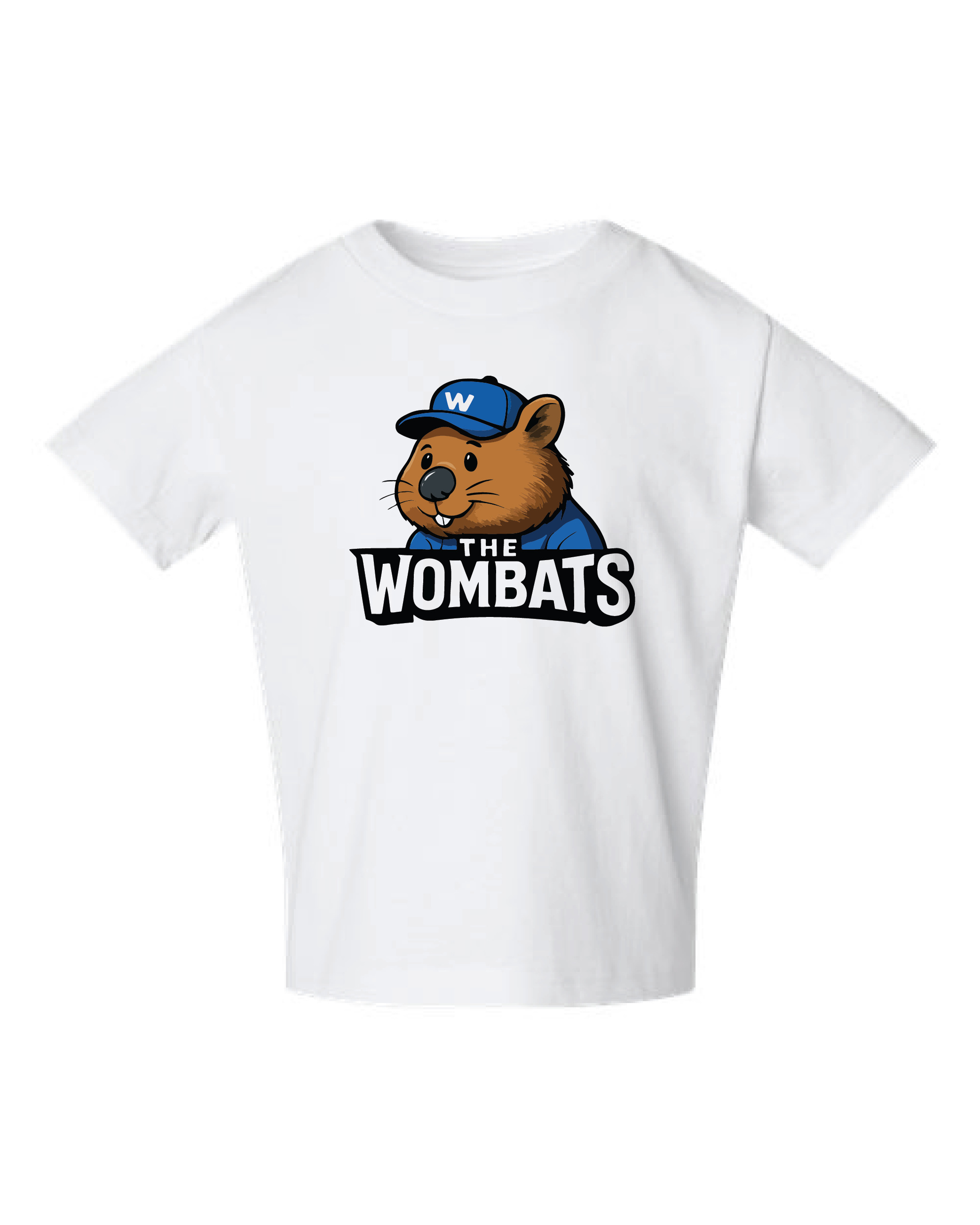 westmont wombats Toddler tshirt - White.png