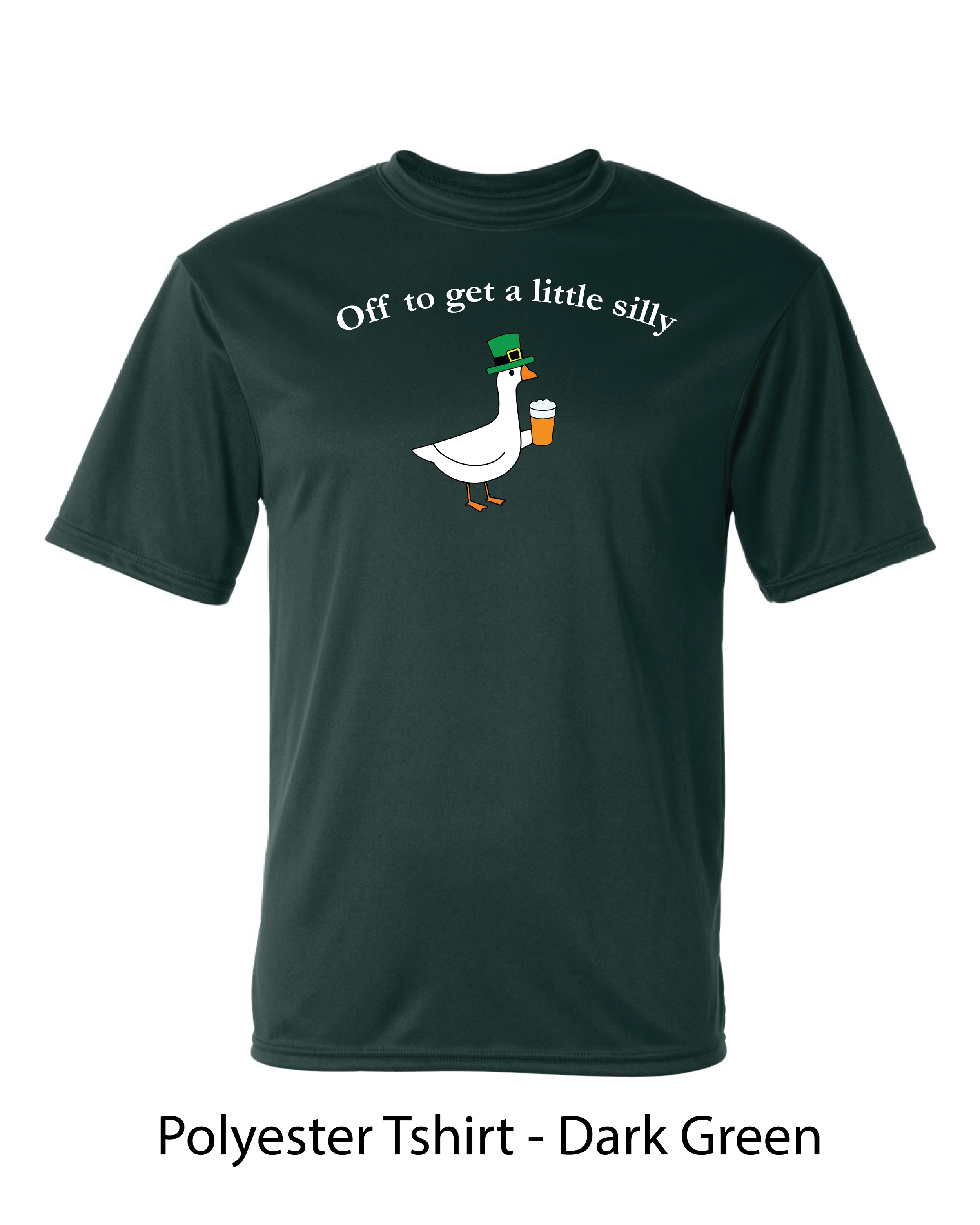 Silly Goose Poly Tshirt - Dark Green.png