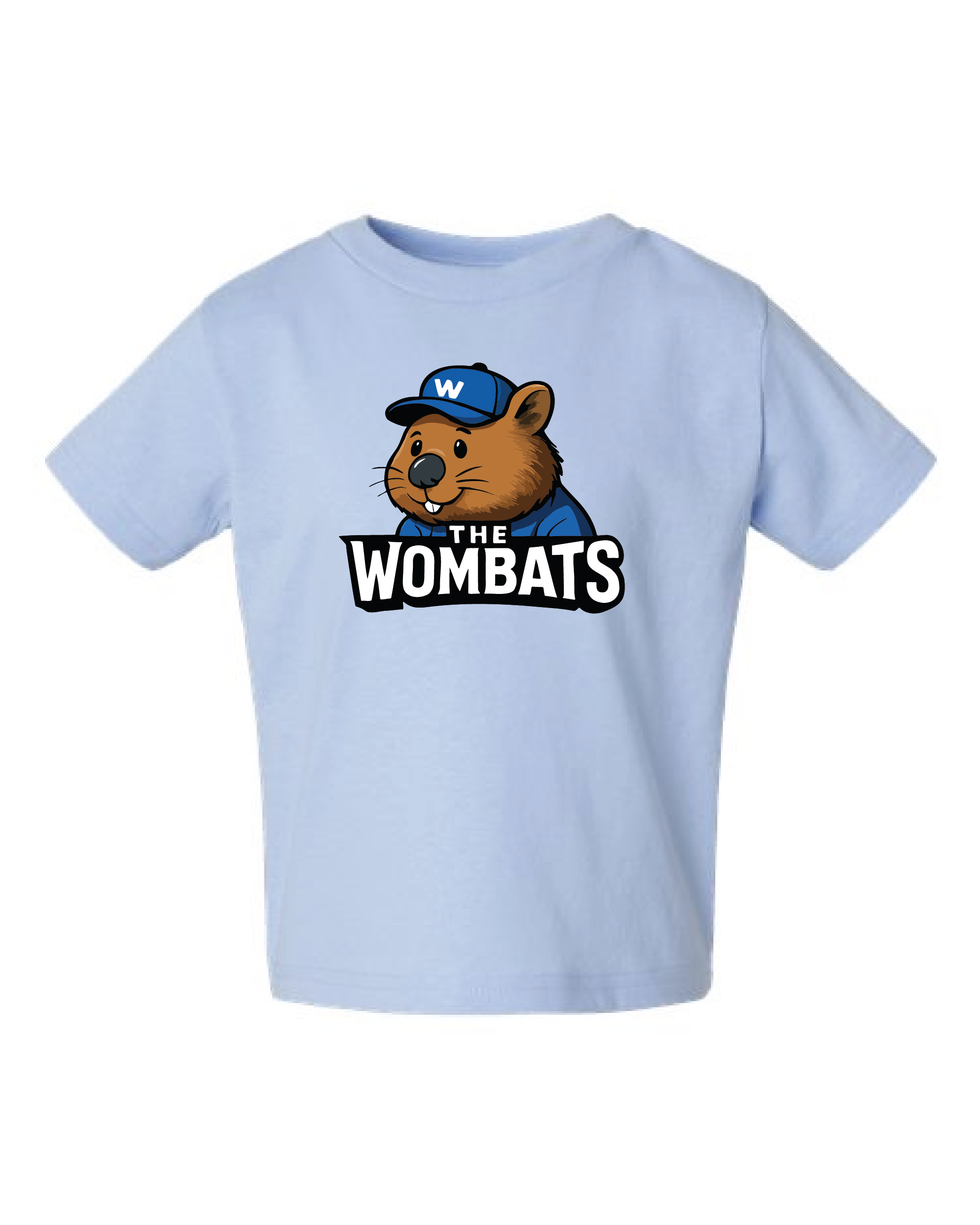 westmont wombats Toddler tshirt - Light Blue.png