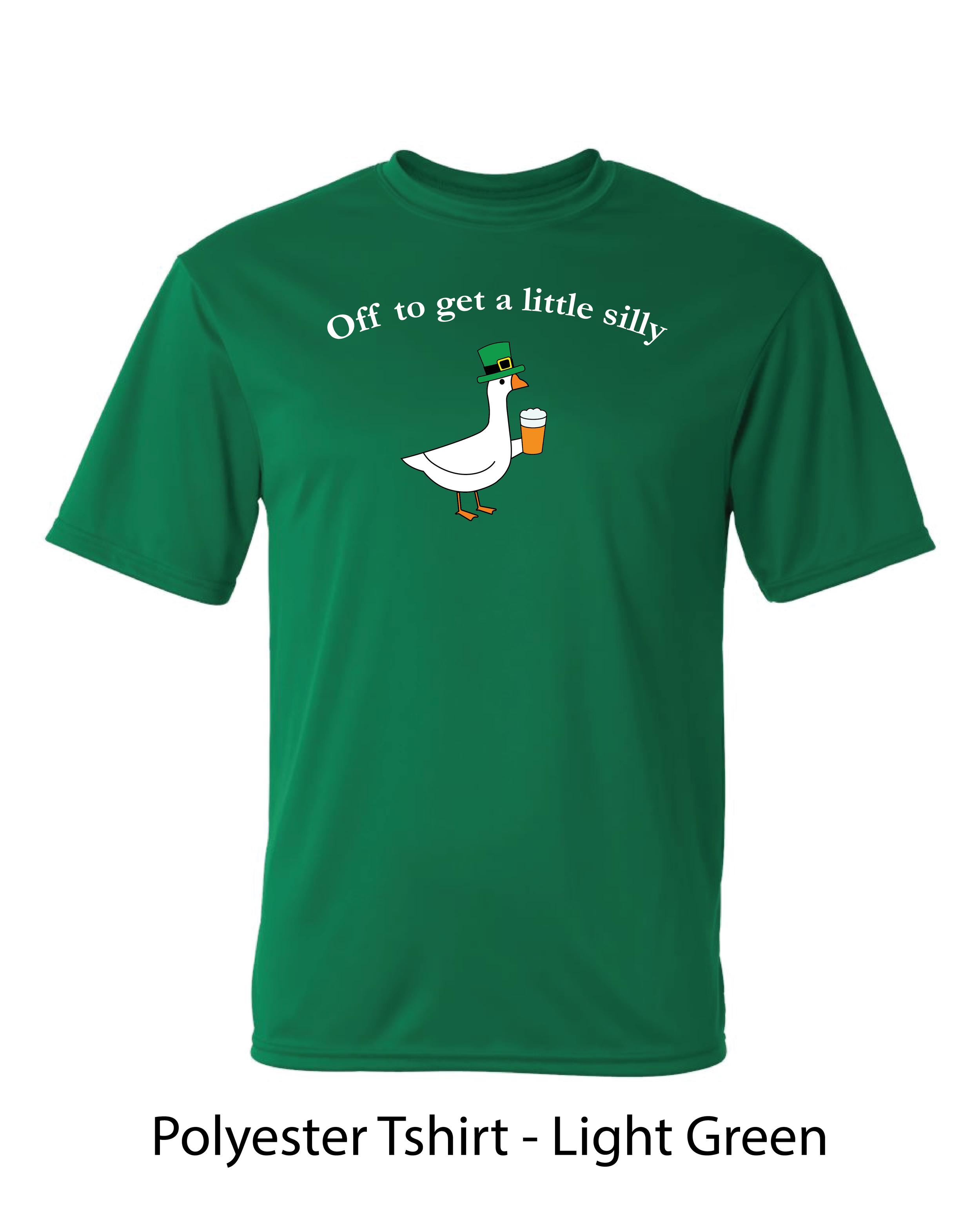 Silly Goose Poly Tshirt - Light Green.png