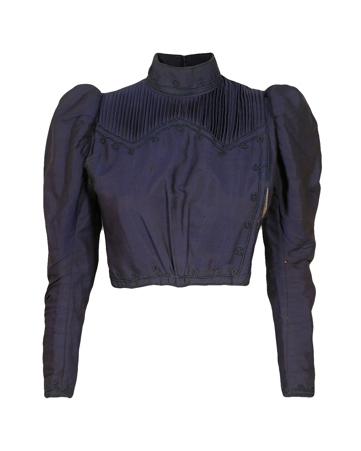 Midnight Violet Victorian Bodice c. 1890s
