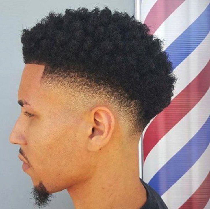 Drop Fade: 
A fade that drops slightly behind the ear for a smooth, natural blend. It enhances the head shape while keeping the top full and stylish.