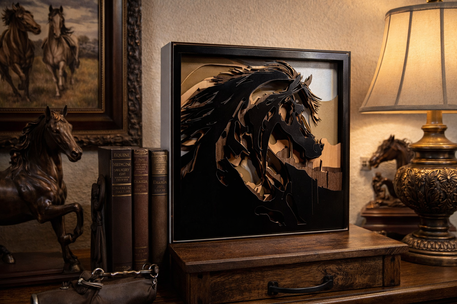 Horse Shadow Box