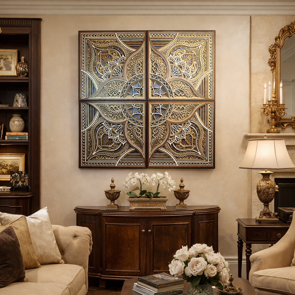 Fourfold Golden Mandala