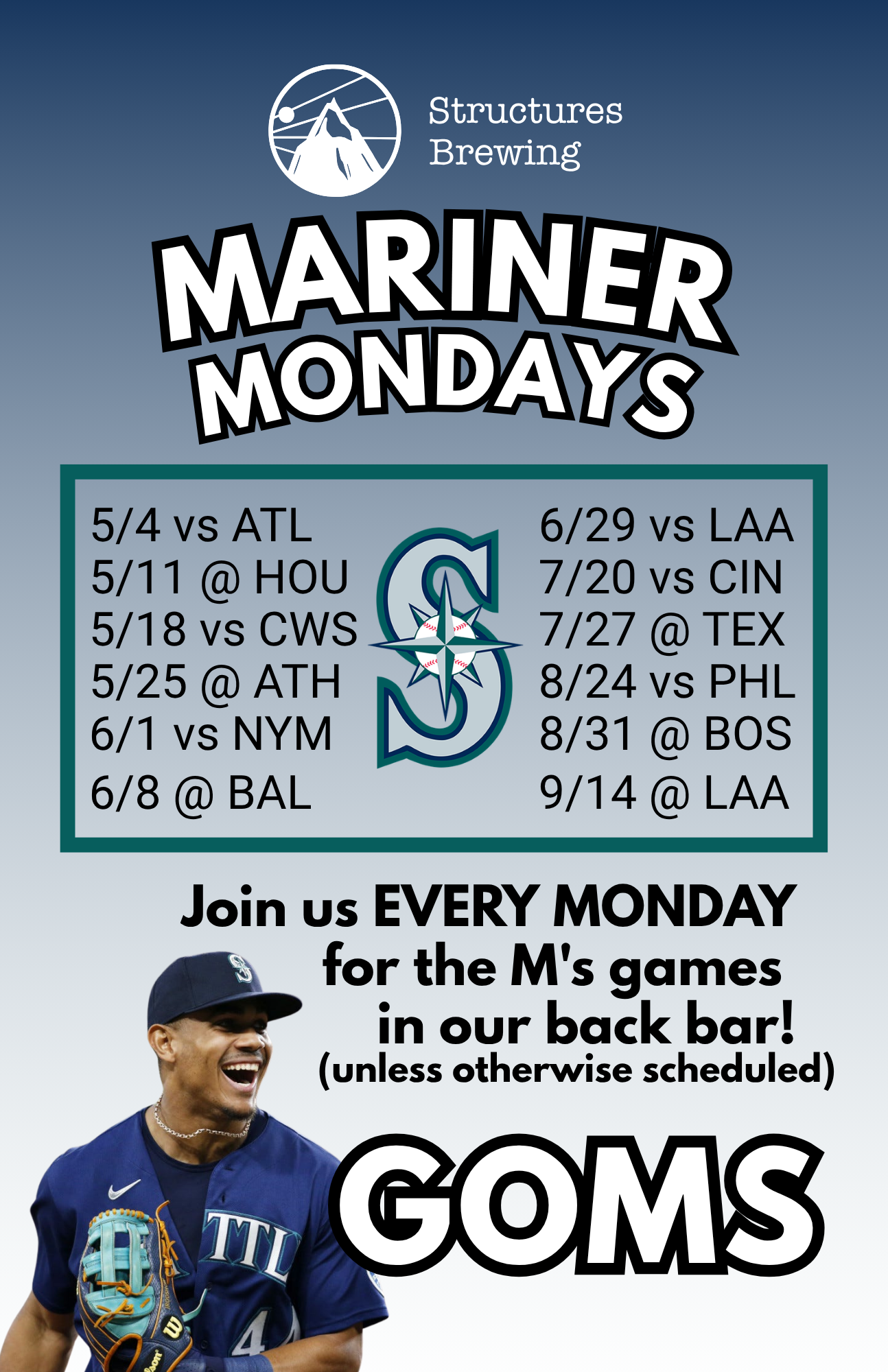 MARINER MONDAYS!
