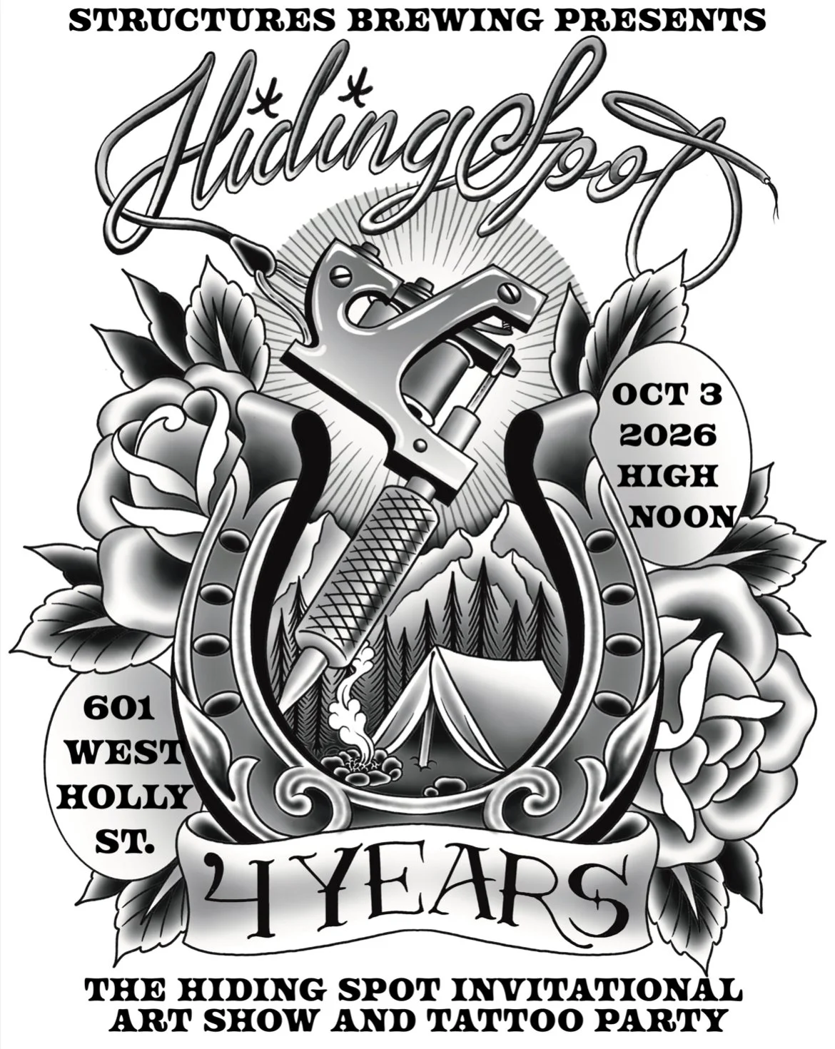 Four years of The Hiding Spot Tattoo